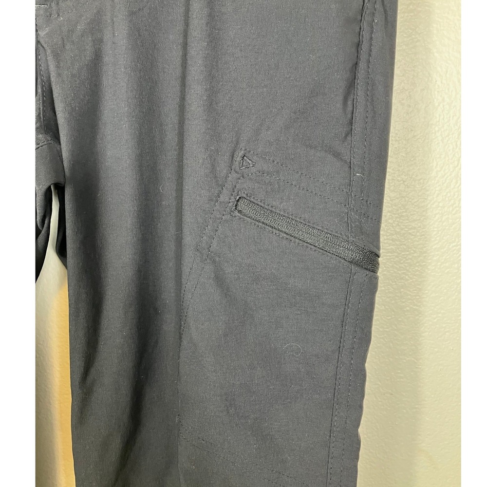 Eddie Bauer Waterproof Ranier Active Capris Cargo Hiking Women's Charcoal Size 4 - Picture 6 of 8